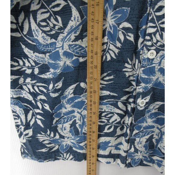 VINTAGE No Fear Shirt Medium Hawaiian Button Up Skater Surfer Tropical - Picture 5 of 12